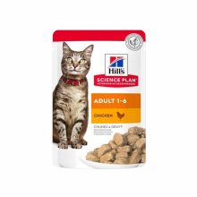 پوچ گربه هیلز با طعم مرغ مدل(Adult Cat Food with Chicken)