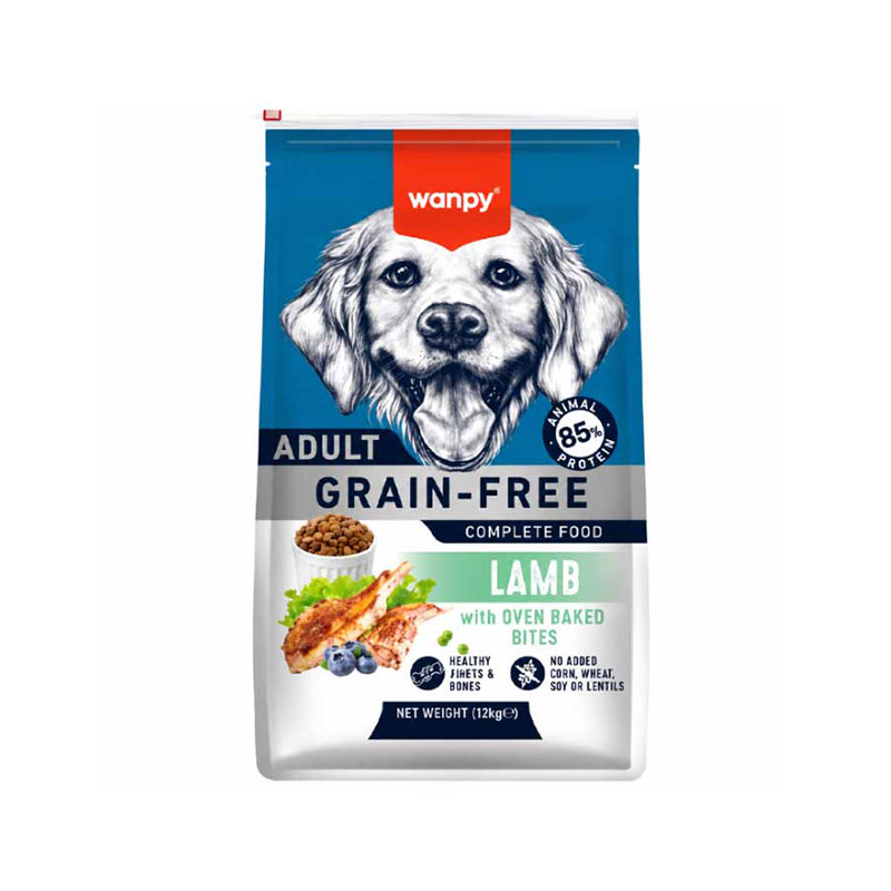 غذای خشک سگ بالغ ونپی با طعم برره | Wanpy Adult Dog dry food Lamb